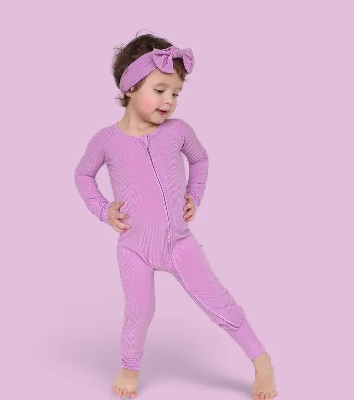 Forever Lilac Rib Dream Romper
