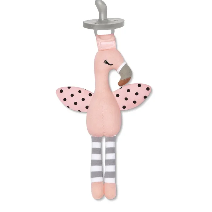 Franny Flamingo – Pacifier Buddy