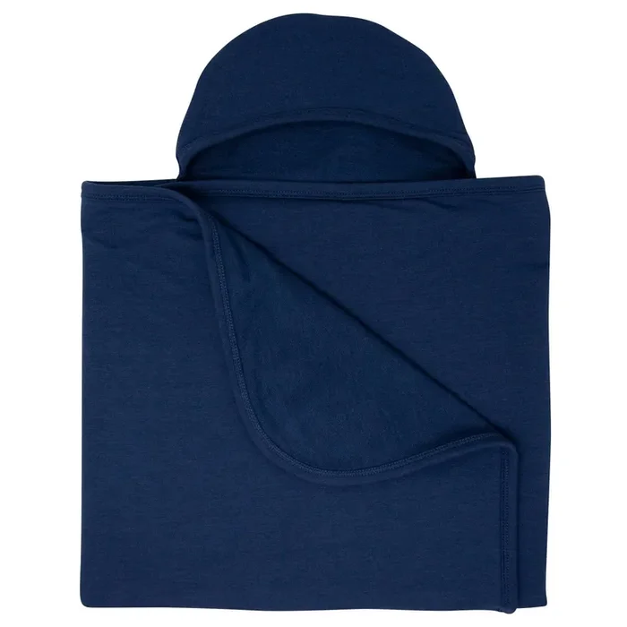 French Terry Hooded Towel – Peacoat Blue