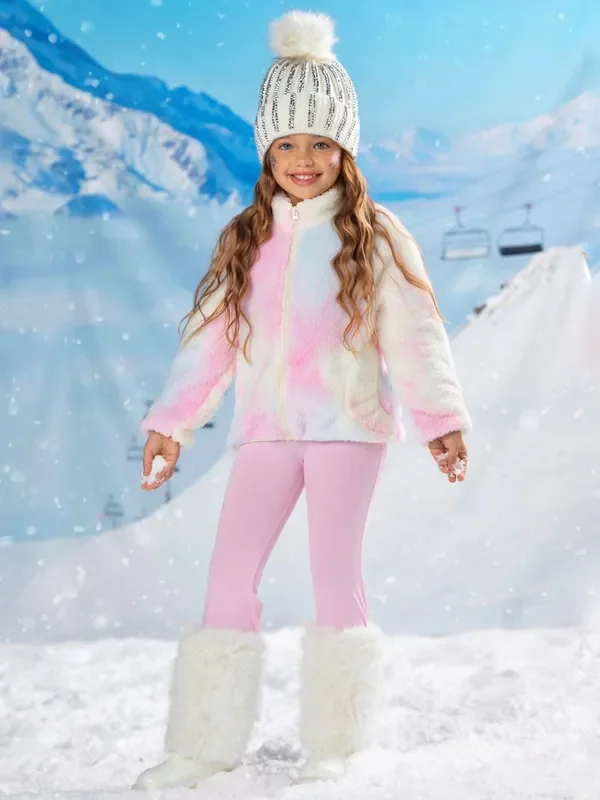 Frosted Unicorn Fleece Zip Jacket