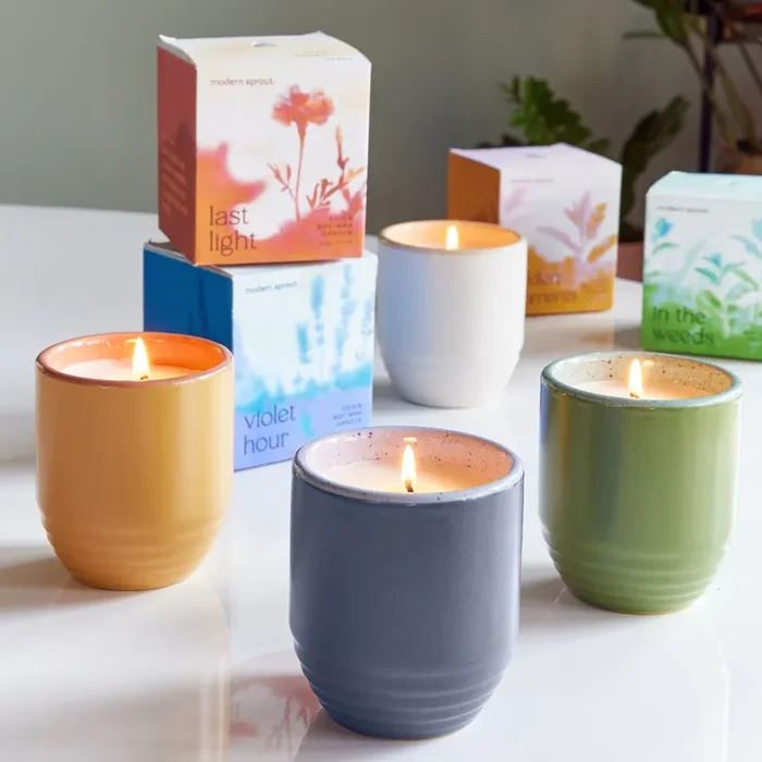 Garden Vibes Candle/planter 2-in-1