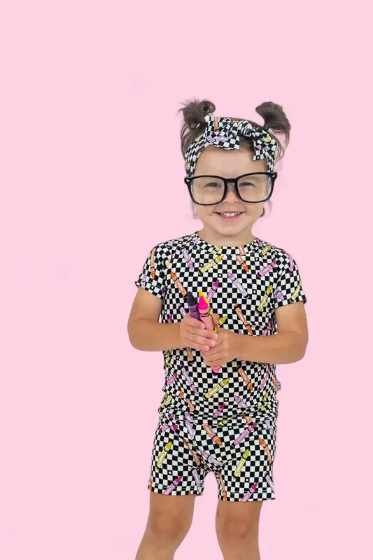 Get Your Crayon On Dream Short Set
