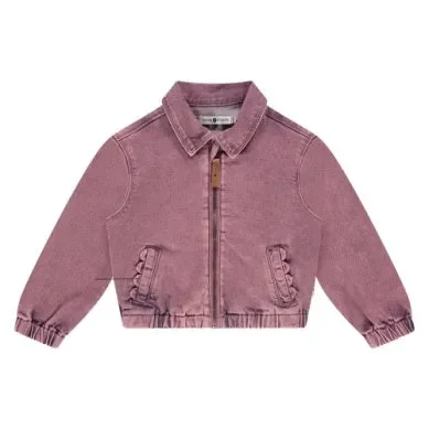 GIRLS COLORED DENIM JACKET