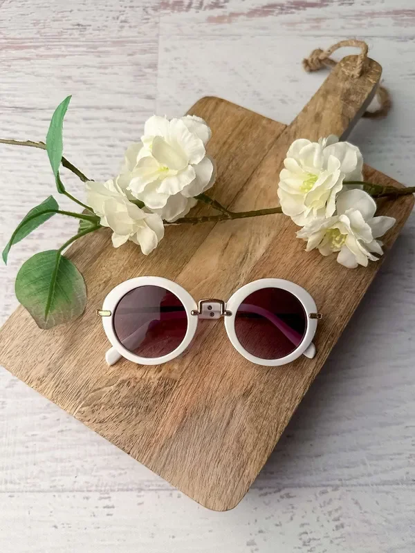 Girls Fashion Sunglasses – White