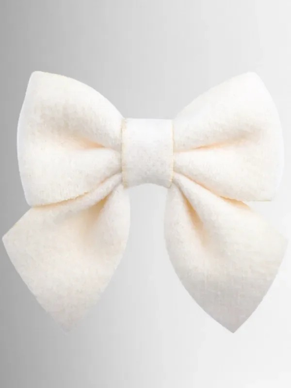 Girls Like to Get Pretty Felt Hair Bow Clip