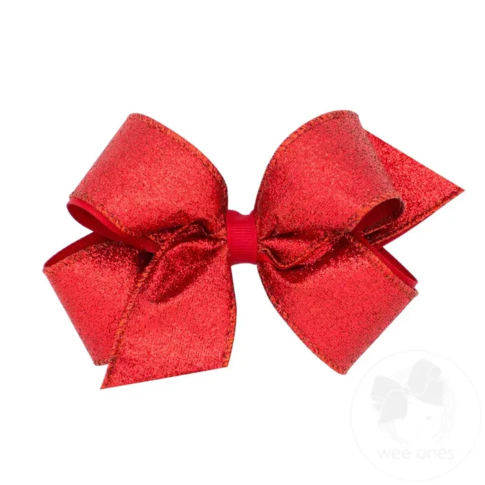 Glitter Grosgrain Overlay Bow | King (Large)