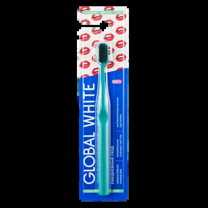 Global White Toothbrush Hard-1428