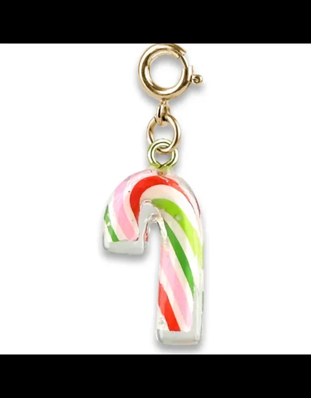 Gold Candy Cane Charm