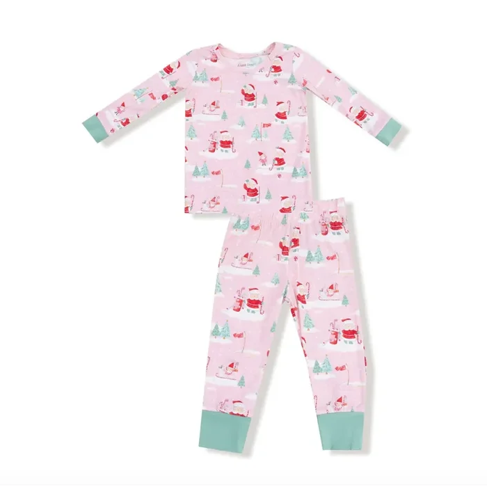 Golfing Mrs. Claus L/S Loungewear Set