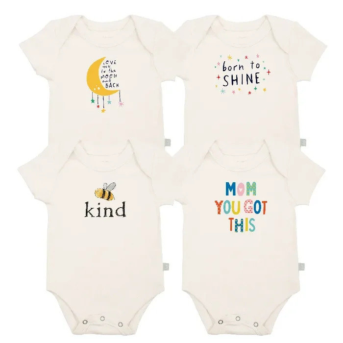 Graphic Bodysuit Set | Inspiring 4 Pack + 1 Free