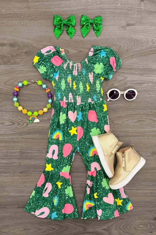 Green Lucky Charm Jumpsuit
