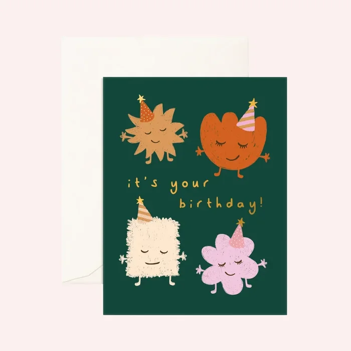 Greeting Card – Four Little Monsters