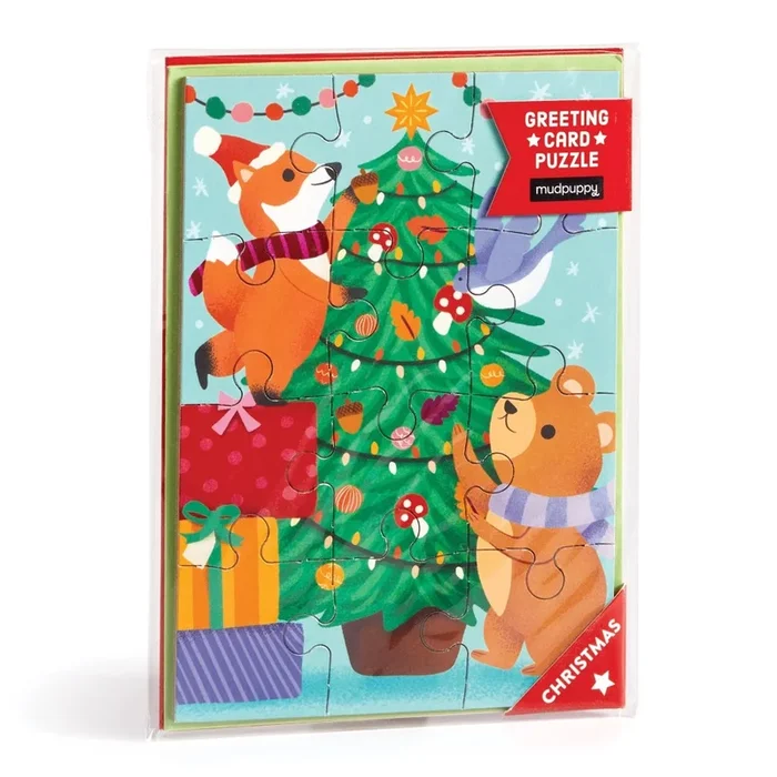 Greeting Card Puzzle – Christmas Critters