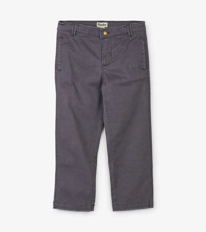 Grey Twill Pants