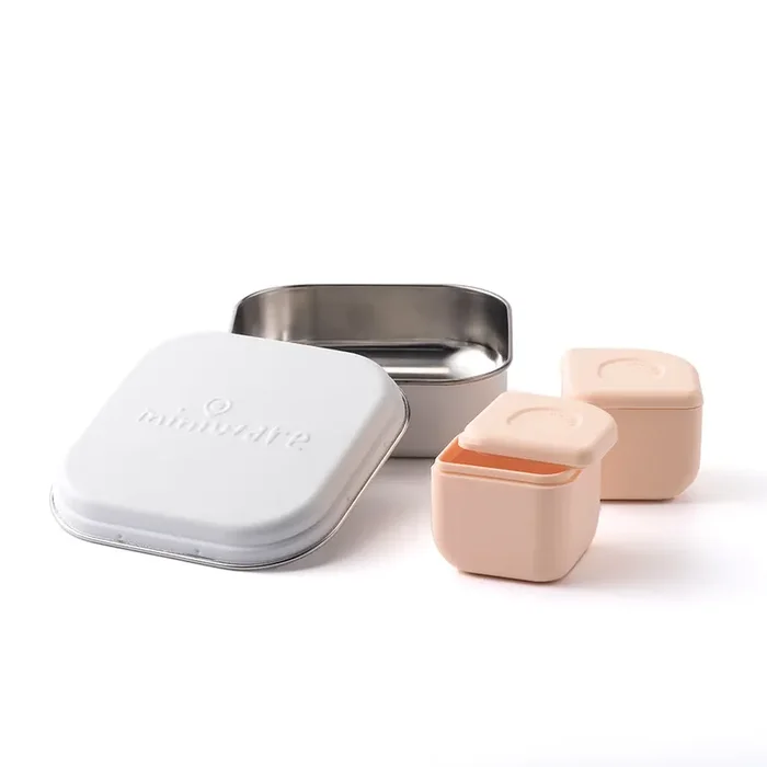 Growbento: All Ages Bento Box – Snow + Peach