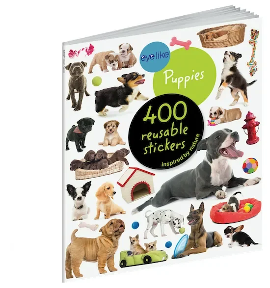 Hachette Mudpuppy Eyelike Stickers Puppies