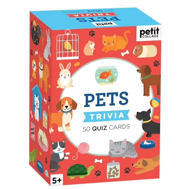 Hachette Mudpuppy Pets Trivia 50 Quiz Cards