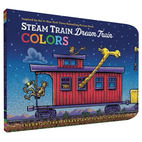 Hachette Mudpuppy Steam Train, Dream Train Colors