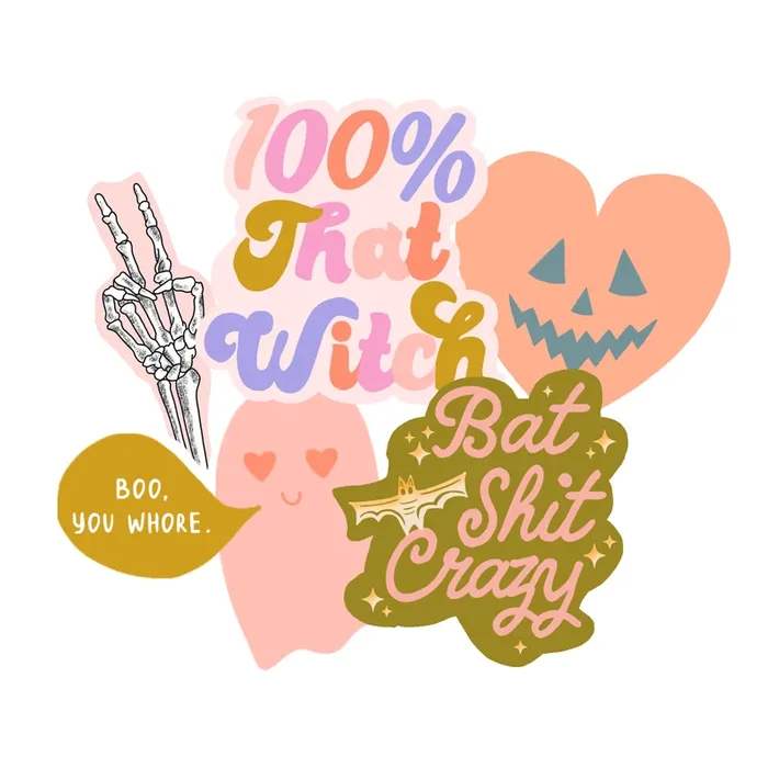 Halloween Individual Non-packaged Sticker