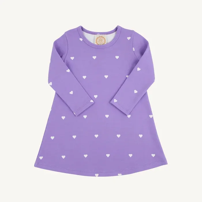 Heart Eyes Palisades Purple Long Sleeve Polly Play Dress
