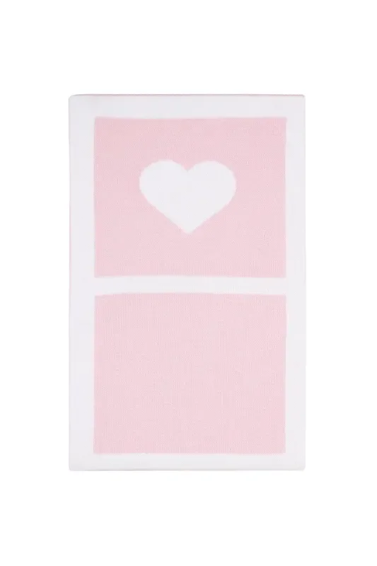 Heart Knit Blanket