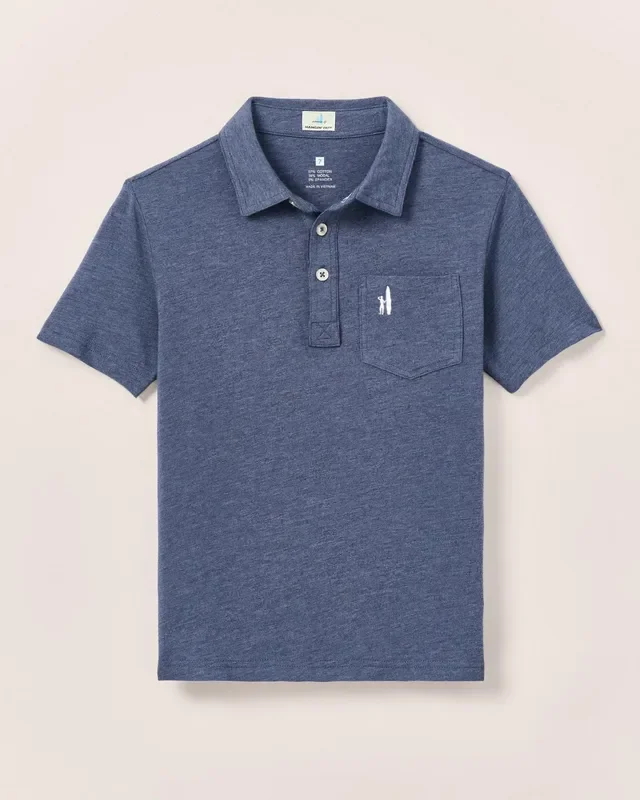 Heathered Original Polo Oceanside