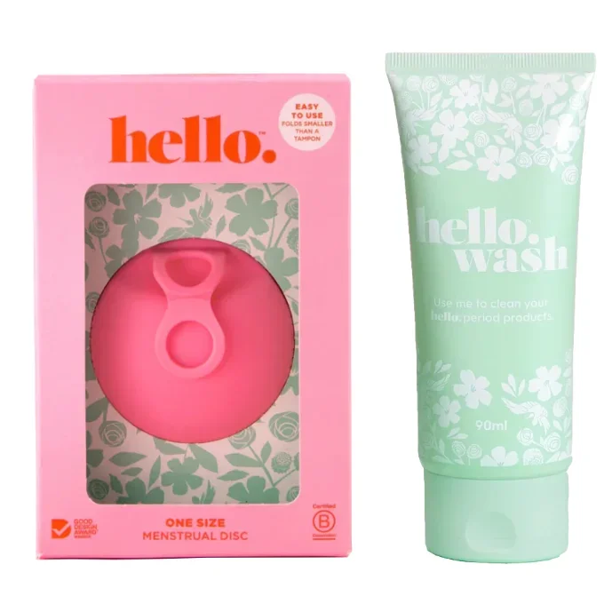 Hello Menstrual Cup or Disc – Starter Pack