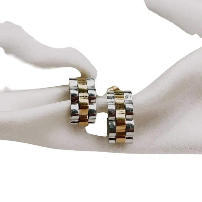 Hemingway Earring Mixed Metal