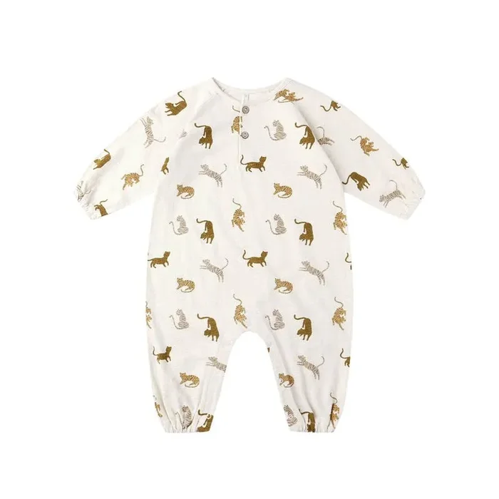 Henley Jumpsuit – Tigers