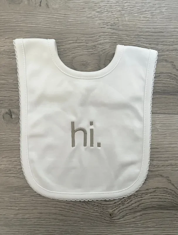 Hi. Pima Bib -pebble