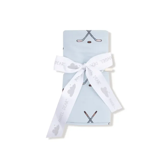 Hockey – Stone Blue – Swaddle Blanket