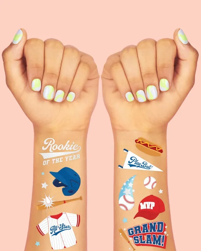 Home Run Tats – 50 Temporary Tattoos