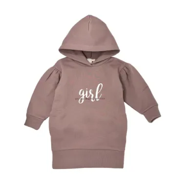 Hooded Pink Dress No Writing On Dress