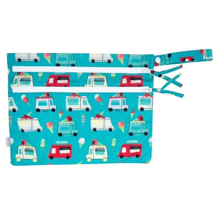 Ice Cream Truck – Waterproof Wet Bag (for Mealtime, On-the-go, And More!)
