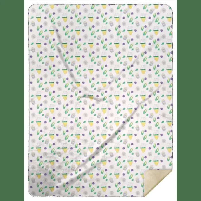 Illinois Plush Throw Blanket 60×80