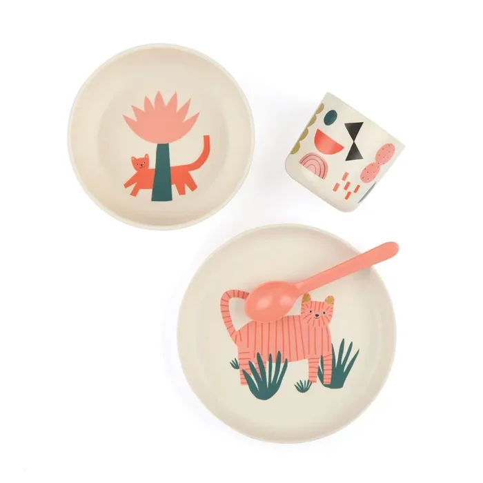 Illustrated Bamboo Kid Set – Tiger