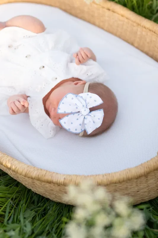 Indy Bloom- Blue | Petite Party Bow
