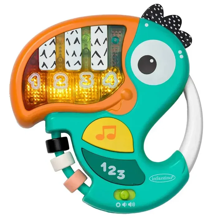 Infantino – Piano & Numbers Learning Toucan (Green)