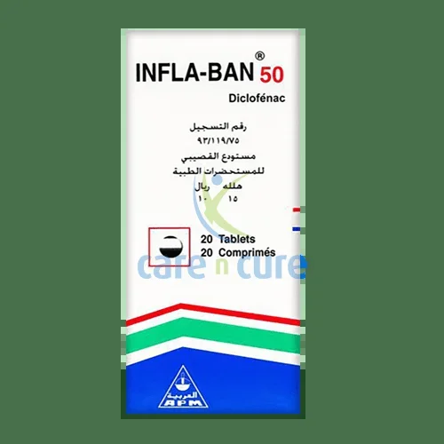 Inflaban 50mg Tablets 20 Pieces