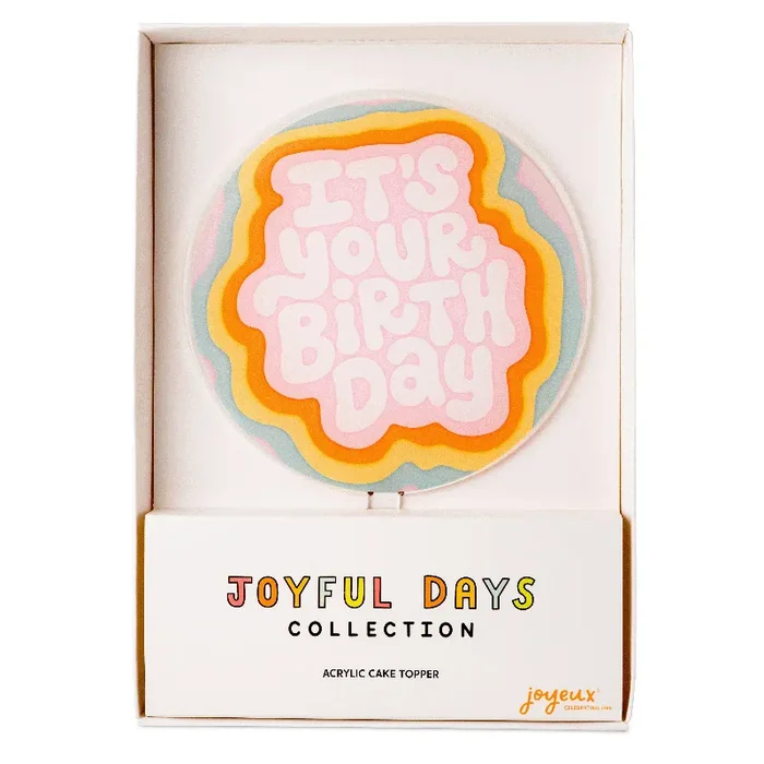 It’s Your Birthday Acrylic Cake Topper