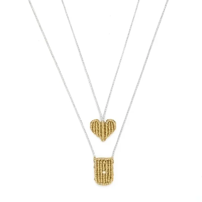 Jada Metallic Scapular Necklace