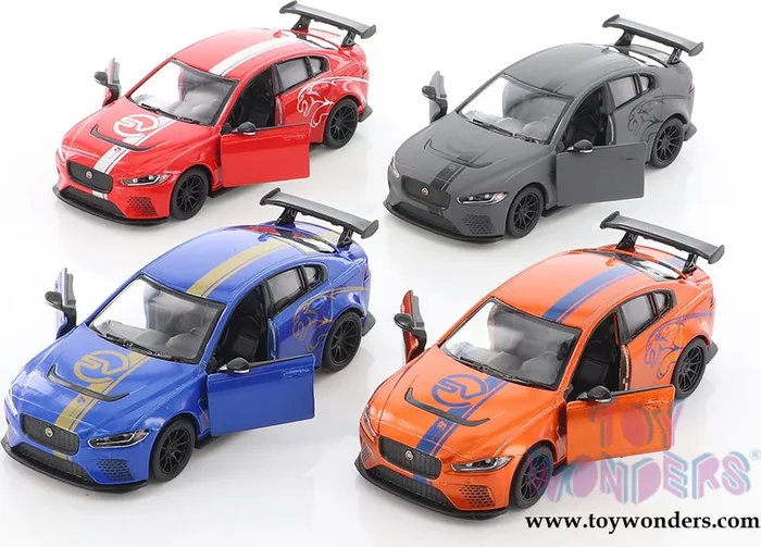Jaguar XE SV Project 8 with Decals Hardtop (1/38 scale die cast model car) (assorted colors)