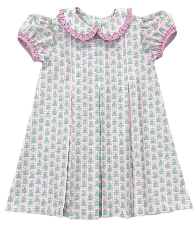 James and Lottie -Penny Pleat, Gingham Christmas Tree