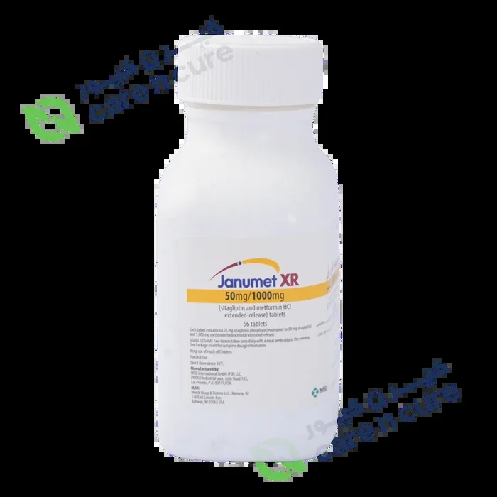 Janumet Xr 50 mg/1000 mg Tablets 56 Pieces
