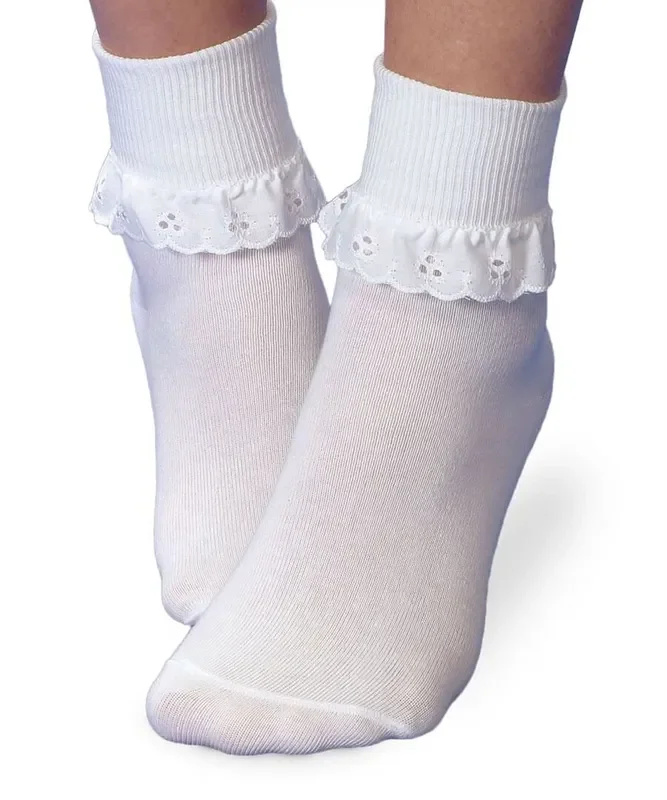 Jefferies Socks Eyelet Lace Socks