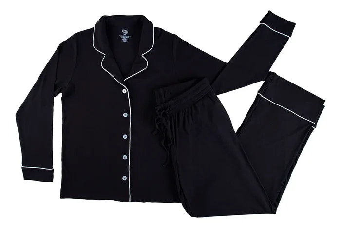 Jet Ribbed Women’s Lounge Set