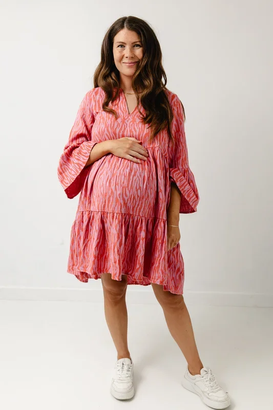 Julia Cotton Dress Mauve Mist