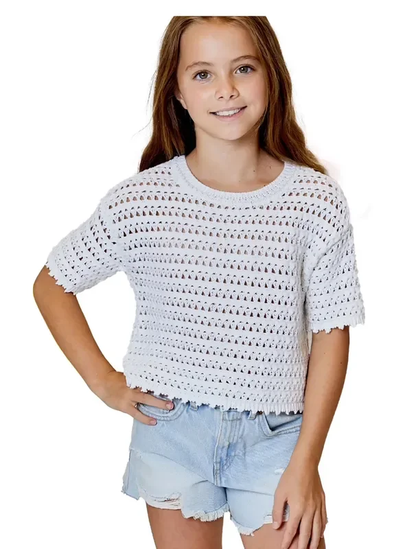 Karla Knit Top | White