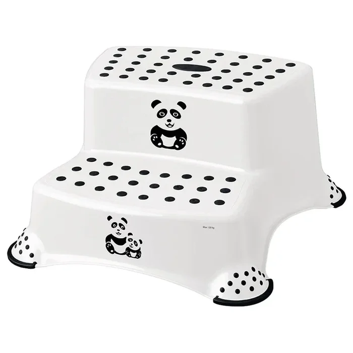 Keeeper-Double Step Stool With Anti-Slip Function- Panda