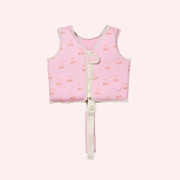 Kids Swim Vest – Cotton Candy Cherry